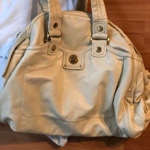 Marc by Marc Jacobs totally turnlock cream satchel